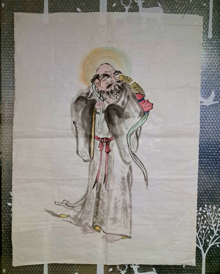 동양화 달마도 이미지