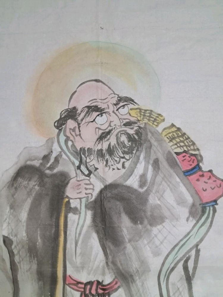 동양화 달마도 이미지