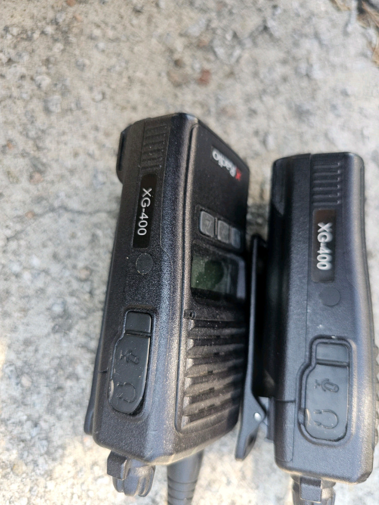 x radio xg400 무전기 2세트 이미지
