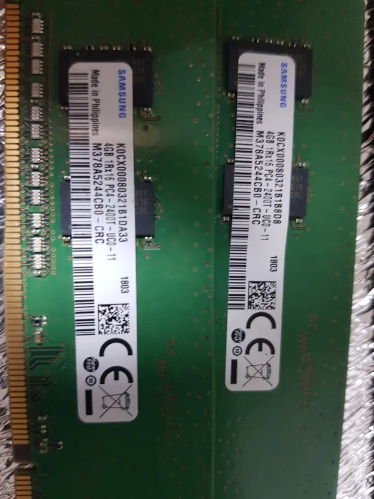 ddr4 8g 4개, 4g 2개, ddr3 4g 2개, 2g 2개, ddr2 1g 2개 일괄 싸게 팝니다 (네고X) 이미지