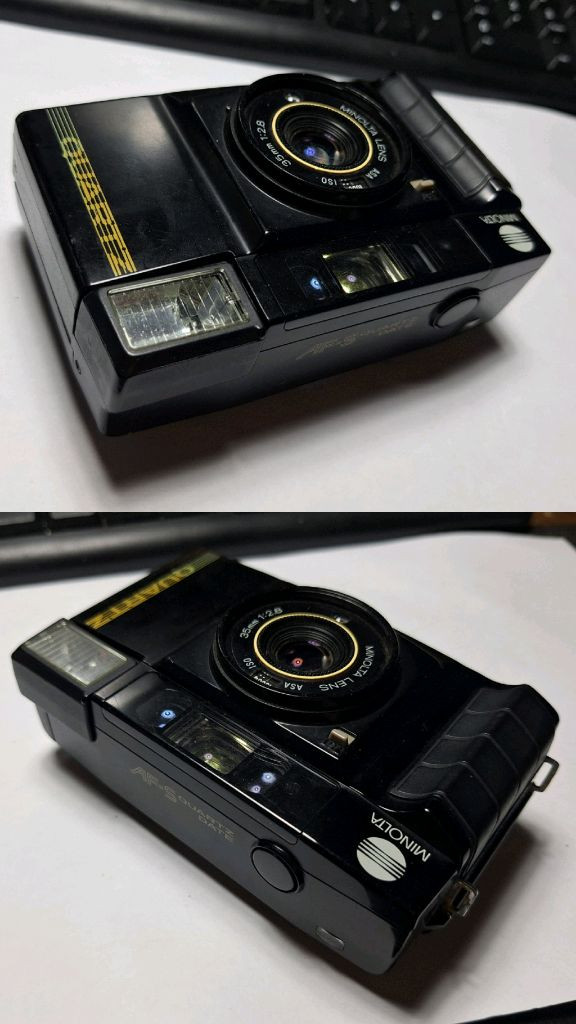 미놀타 AF-S Quartz Date 필름카메라 빈티지 레트로 로모 앤틱 y2k 일본 감성 필카 촬영 사진 이미지