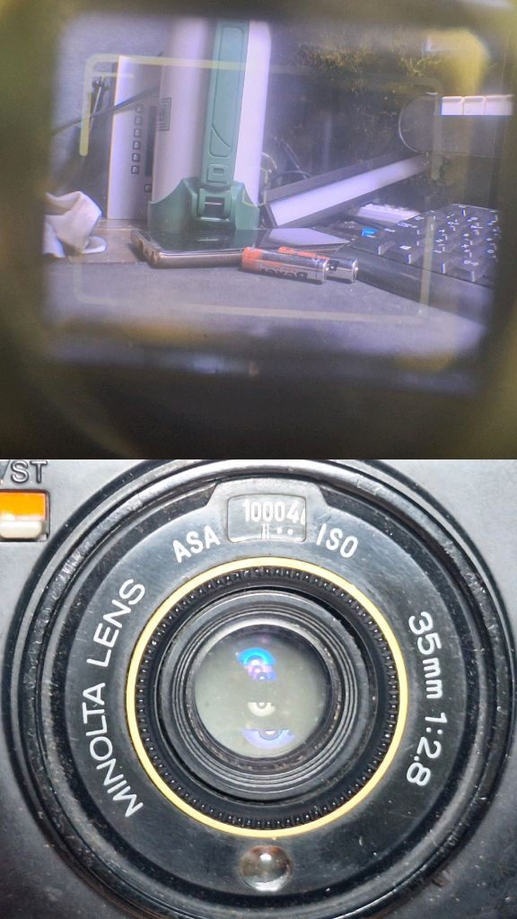 미놀타 AF-S Quartz Date 필름카메라 빈티지 레트로 로모 앤틱 y2k 일본 감성 필카 촬영 사진 이미지