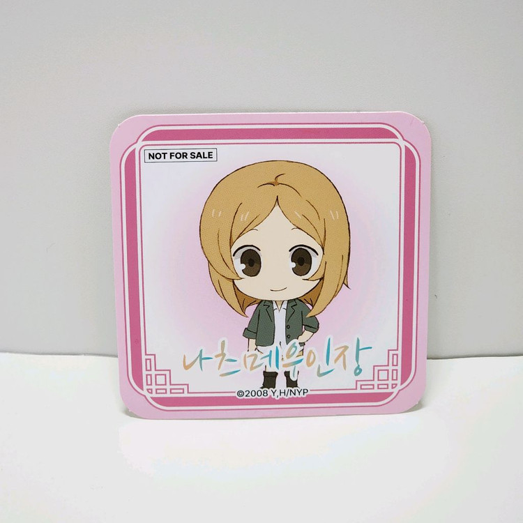 4종세트)나츠메우인장 콜라보 카페 특전_코스터 레이코,타키/빨대픽 나토리,타누마 이미지