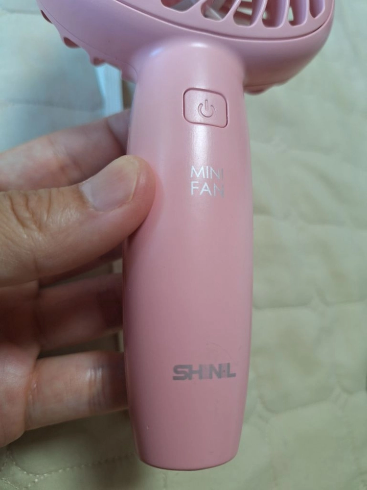 신일 핑크토끼 무선 손풍기.미니핸디선풍기지금은 구하기 이미지