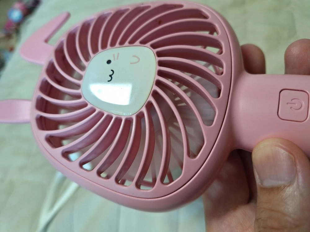 신일 핑크토끼 무선 손풍기.미니핸디선풍기지금은 구하기 이미지