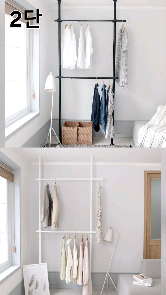 [무료배송+최저가]튼튼드레스룸 시스템 행거 옷장 수납장 이미지