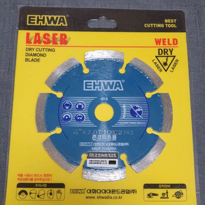 EHWA 이화 4인치 콘크리트 그라인더 톱날 절단석 새제품 이미지