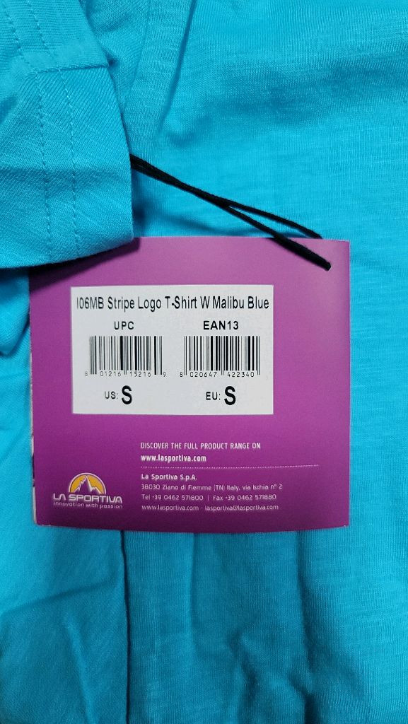 라스포티바 여성용 오가닉코튼 반팔티셔츠 이미지