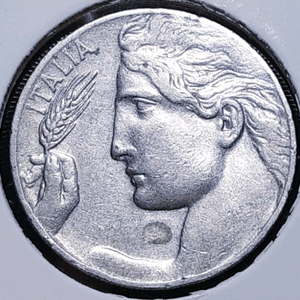 이탈리아 1920년 20센테시미.외국주화 주화 화폐 동전 이미지