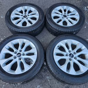 #K8 17인치 순정 중고 휠타이어 세트 팝니다.225 55 17 이미지