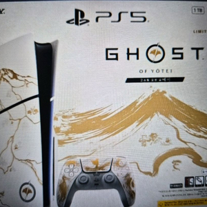 미개봉)ps5 슬림 디스크 고스트 오브 요테이 에디션 한정판 이미지