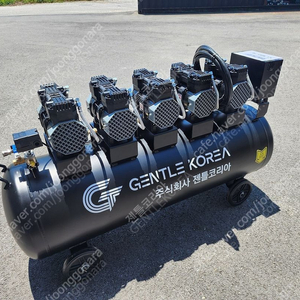 중고 10마력 오일프리 콤프레샤 단상 콤프레샤 이미지