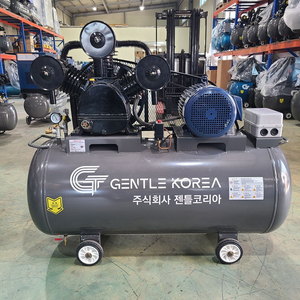 중고 10마력 400리터 콤프레샤 피스톤 젠틀코리아 이미지