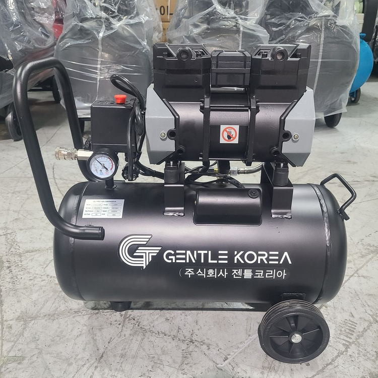 휴대용 2.5마력 오일프리 콤프레샤 리퍼 콤프레셔 이미지