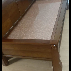 거실용 돌쇼파(원목프레임).온도조절기 작동잘됨 이미지