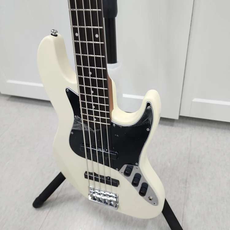 헥스 5현 재즈 베이스기타 B305 아이보리 이미지