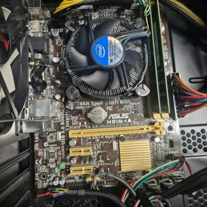 cpu 보드세트 i5 4670 h81 ram 8gb 반본체 팝니다 이미지