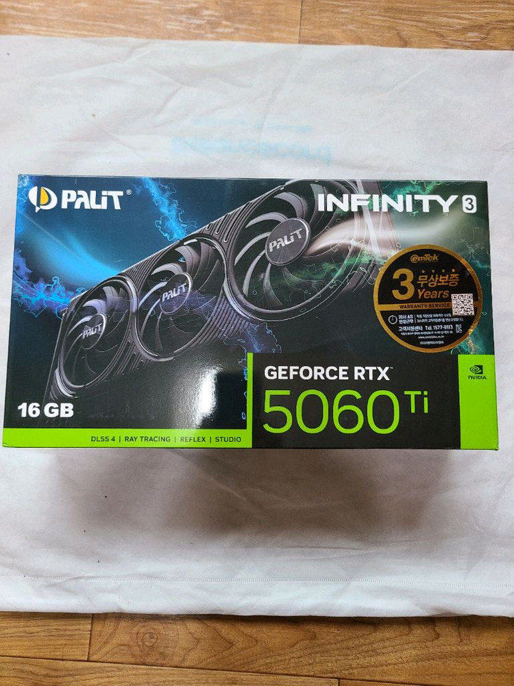 PALIT RTX 5060ti 16GB 3팬 팝니다 이미지