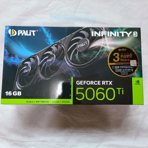 PALIT RTX 5060ti 16GB 3팬 팝니다 이미지