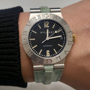 불가리 디아고노 35mm 오토매틱 남성 손목 시계 팔찌 이미지