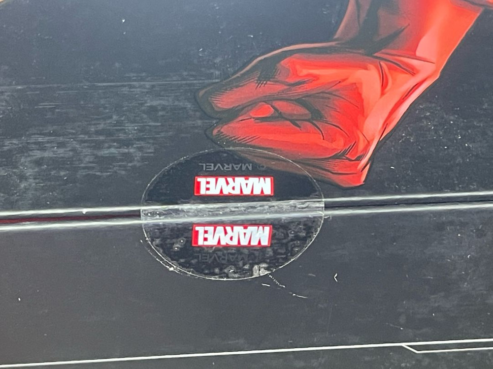 마블 캡틴아메리카 차량용 공기청정기 이미지