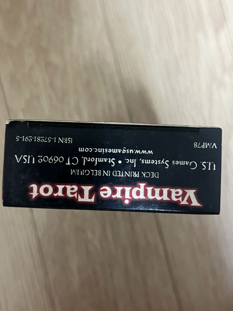 [판매] 뱀파이어 타로 카드 (The Vampire Tarot) 이미지