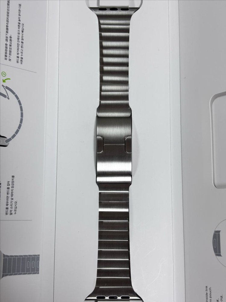 애플워치 정품 실버 링크브레이슬릿 42mm 이미지
