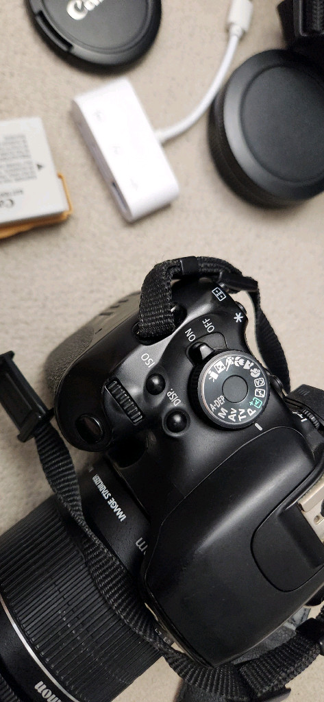캐논 EOS 600D 와 EF-S 18-55 IS II 렌즈 가방 풀셋 팝니다 이미지