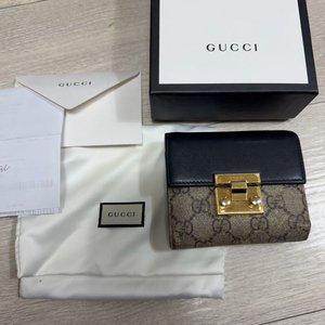 구찌 패드락 GG 수프림 캔버스 반지갑 영수증포함 풀박스 80만짜리 이미지