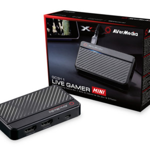 에버미디어(AVerMedia)의 외장형 캡처 보드인 **Live Gamer MINI (모델명: GC311)미개봉 이미지