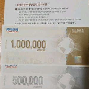 롯데관광상품권여러장구입합니다 이미지