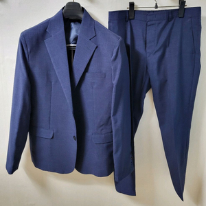 리넨 네이비 수트 정장 셋업 L 이미지