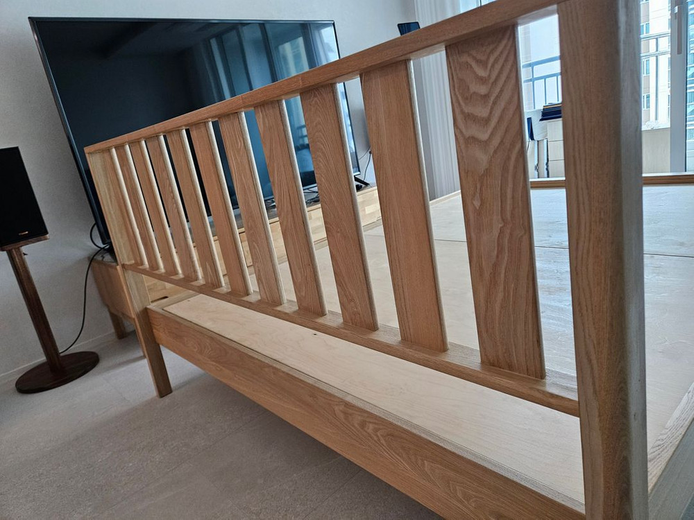 트리엔조이 원목 침대프레임 ( 퀸사이즈 ) 팝니다. 이미지