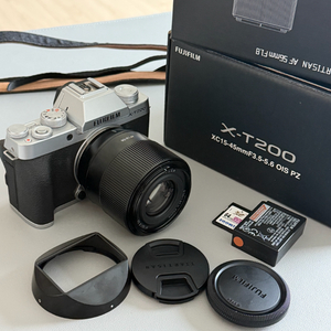 후지필름 x-t200 미러리스 카메라