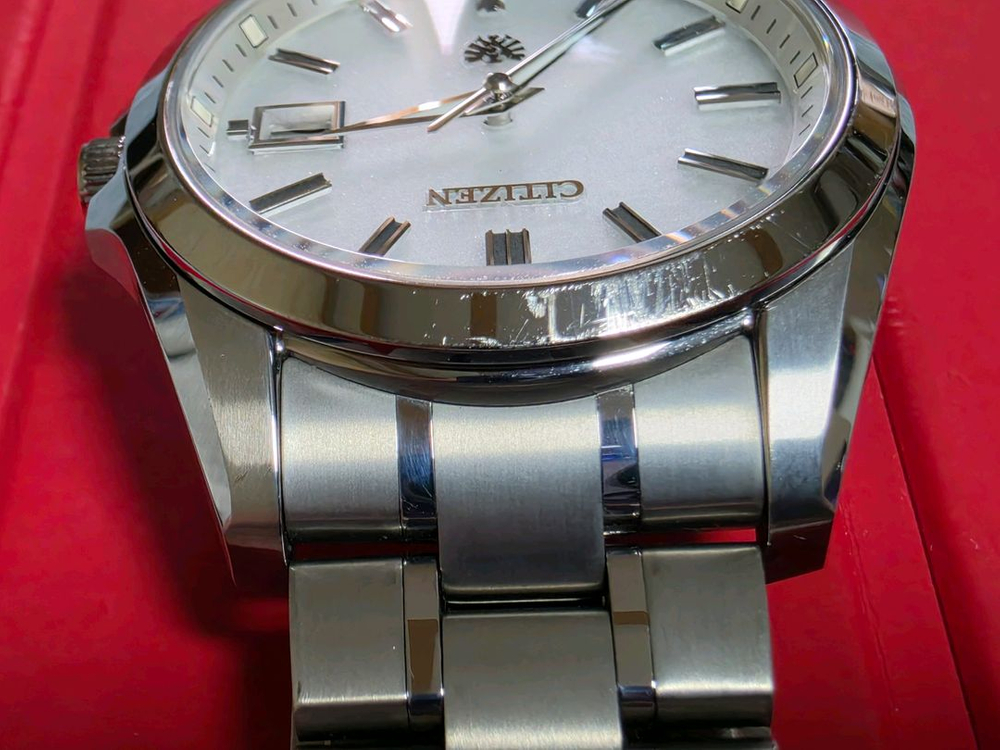 더시티즌 닥종이 AQ4091-56a 시계 단품손목둘레 17cm 까지 가능11시방향 눈에띄는 기스 사진참조.그외 생활 이미지