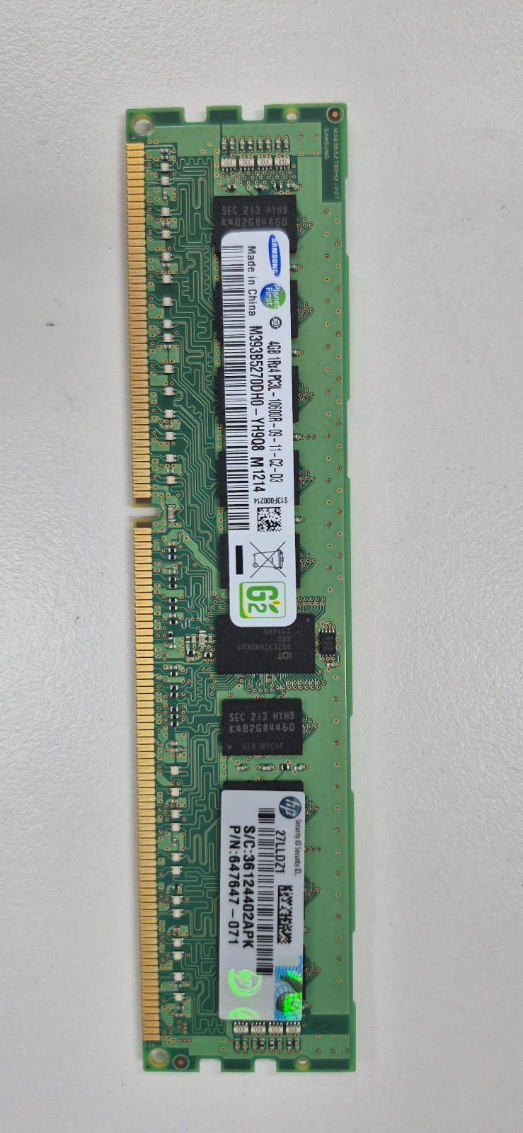 DDR3 서버용메모리 8GB 등 팝니다 이미지