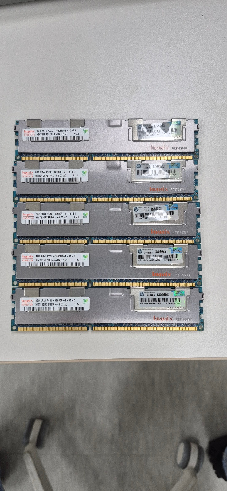 DDR3 서버용메모리 8GB 등 팝니다 이미지