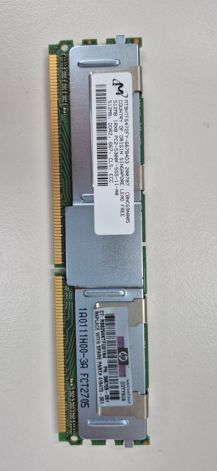 DDR3 서버용메모리 8GB 등 팝니다 이미지