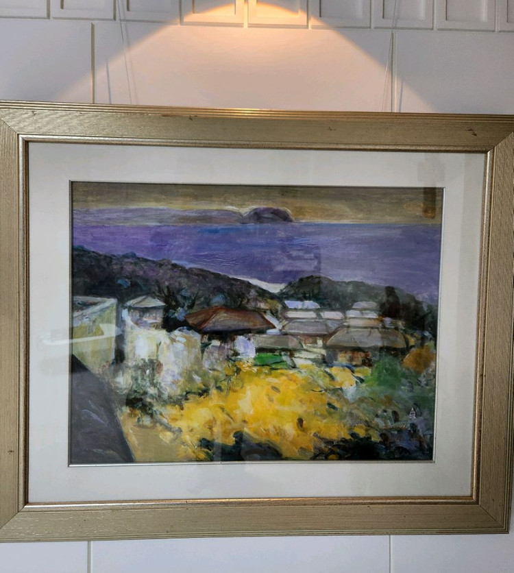국전작가 하인택 풍경그림 유화 20호 이미지