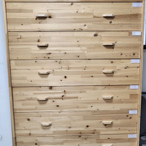 공방 수제 제작 삼나무 원목 서랍장 이미지