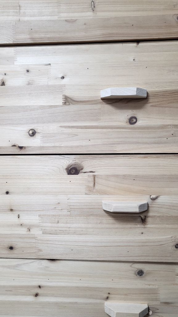 공방 수제 제작 삼나무 원목 서랍장 이미지