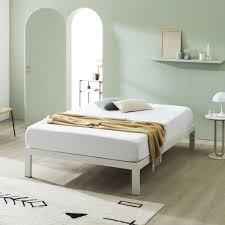 지누스 퀵스냅 침대 프레임 ss 화이트 이미지