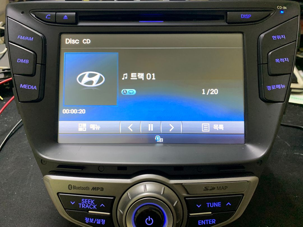 아반테MD 3세대 AVN 자출 AVN 팝니다. 이미지