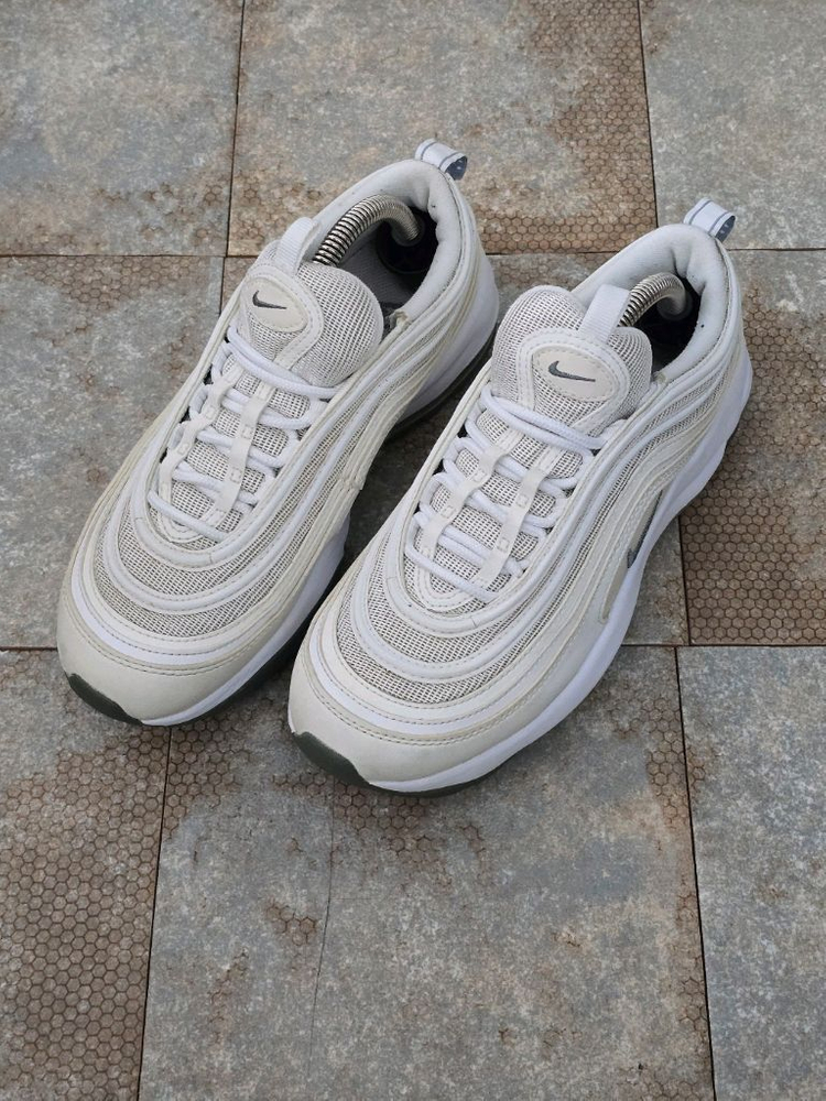 (235)나이키 에어맥스 97 g 화이트 그레이 골프화 운동화 이미지