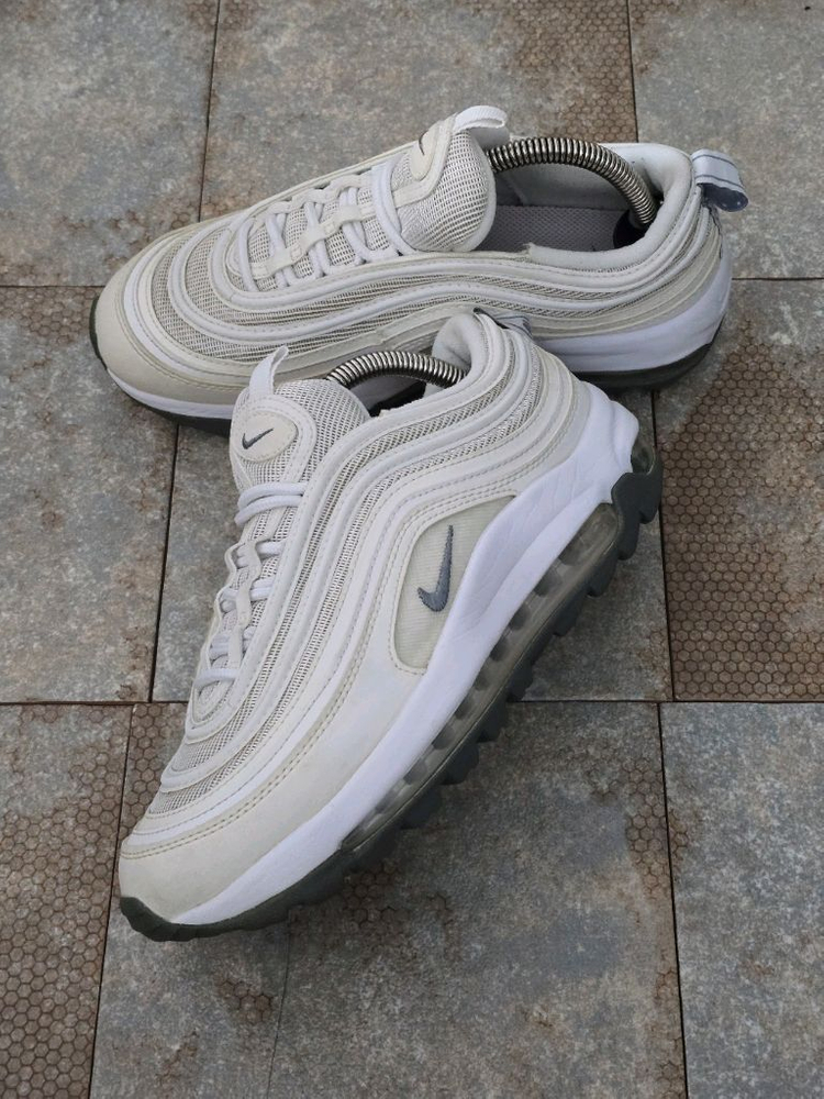 (235)나이키 에어맥스 97 g 화이트 그레이 골프화 운동화 이미지
