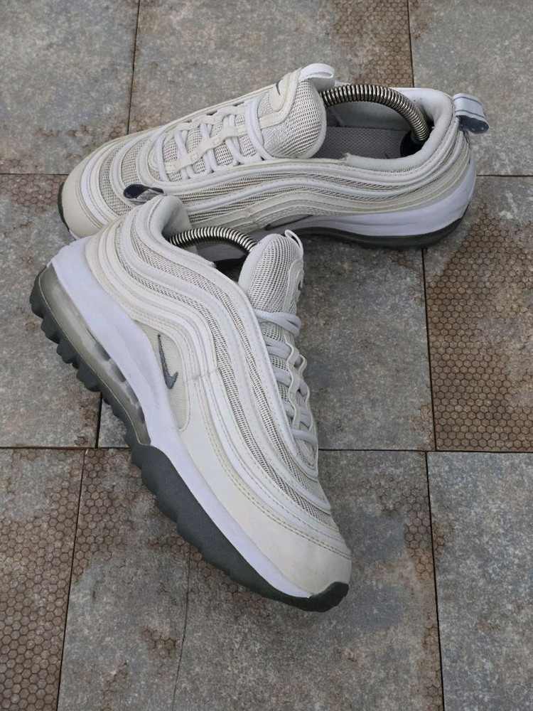 (235)나이키 에어맥스 97 g 화이트 그레이 골프화 운동화 이미지