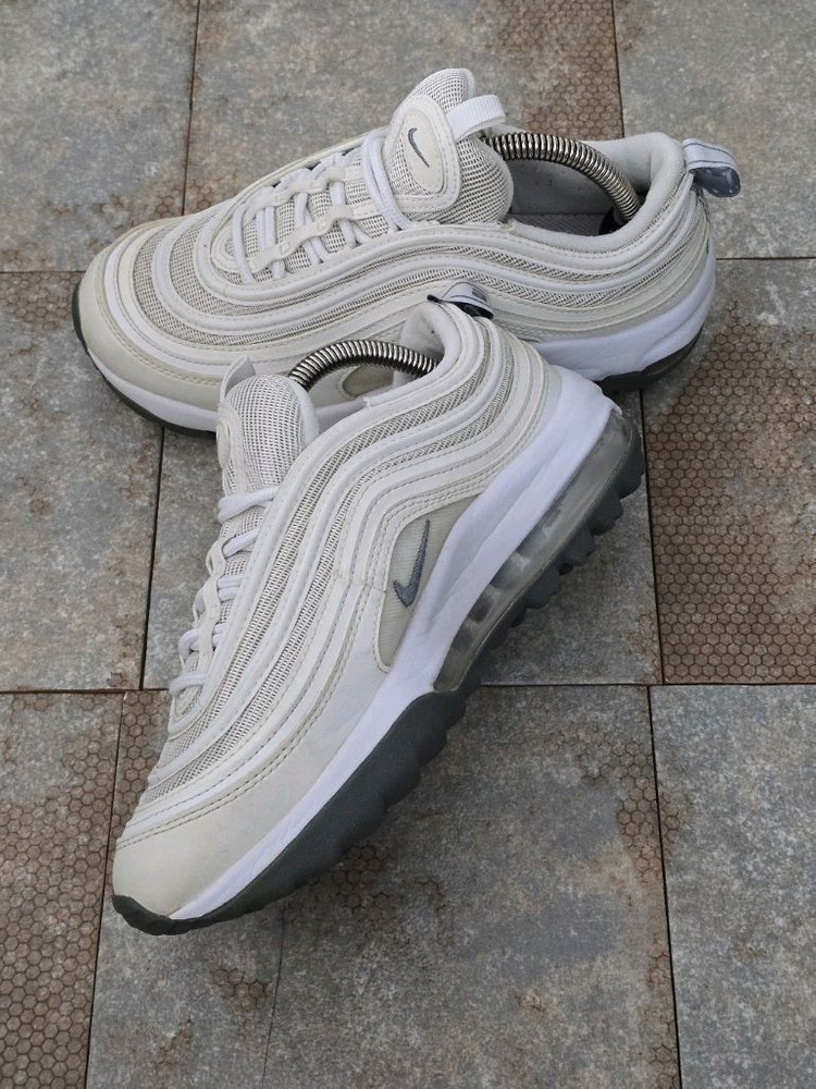(235)나이키 에어맥스 97 g 화이트 그레이 골프화 운동화 이미지