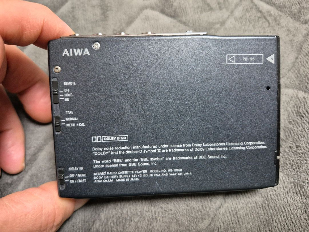 AIWA HS-RX50 BLACK색상 정크기기 판매합니다. 이미지