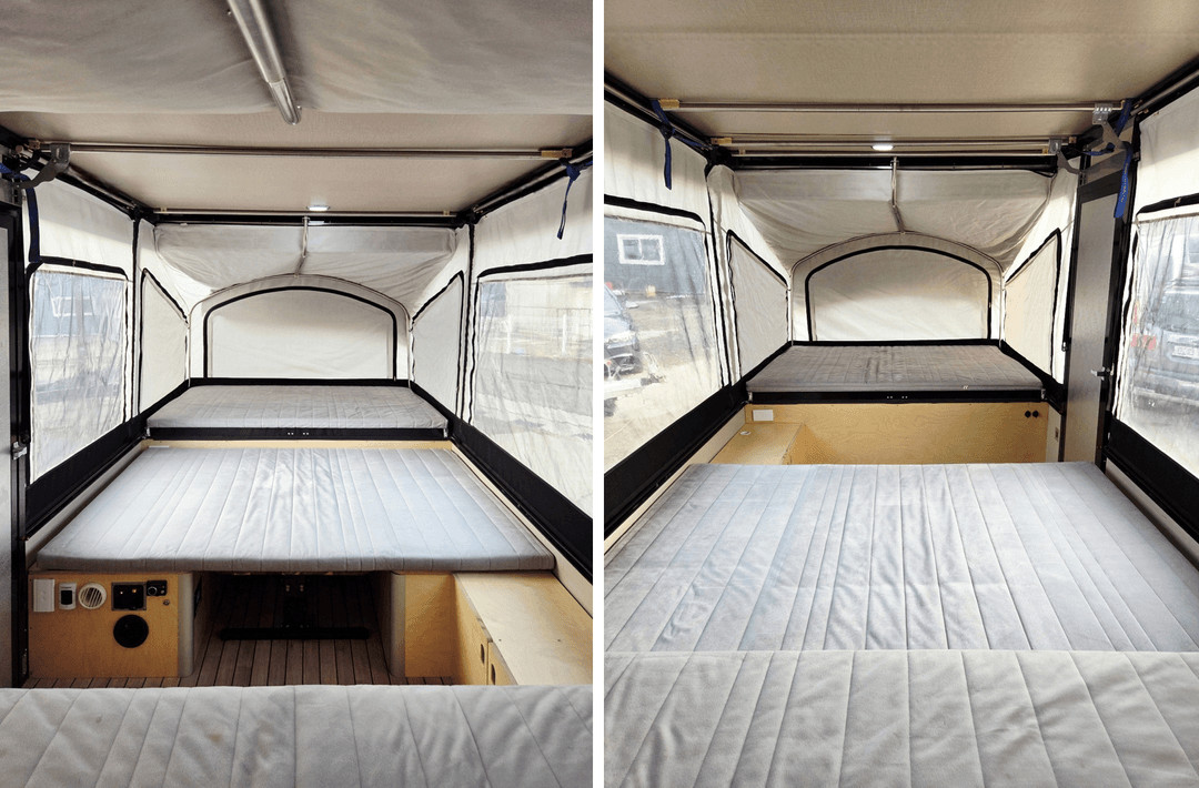 알루팝 팝업 텐트 트레일러 / 950만원 / 노지도 거뜬한 트레일러!! 반자동!! 이미지