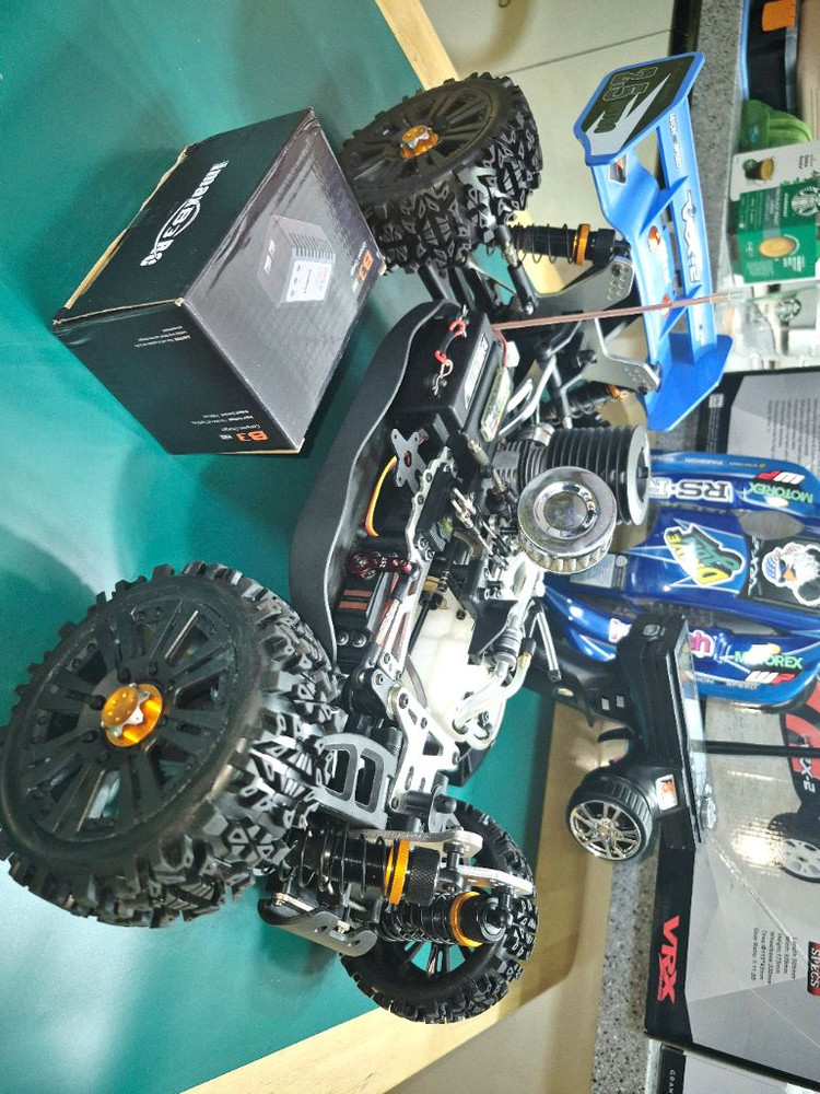 *각종교신가능*니트로엔진1/8RC카VRX-2(튜닝UP버전*새제품)알씨카4WD버기풀박스셋~바람에언덕에서 이미지